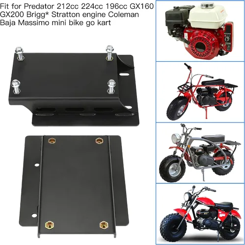 Vista 4 de YOXUFA Kit de Placa de Elevación de Convertidor de Par para Motor de Motor Reemplazo para Predator 212cc 224cc 196cc 6.5hp Coleman CT200U BT200X