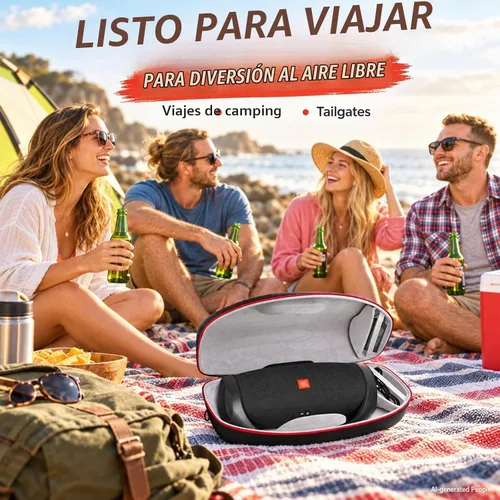 Vista 9 de COMECASE Estuche rígido de viaje para JBL Boombox 3/2 - Potente altavoz Bluetooth Boombox impermeable (solo caja)