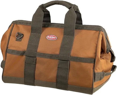 Vista 6 de Bucket Boss Gatemouth 16 - Bolsa de herramientas en color marrón, 60016, 15 litros (marrón)