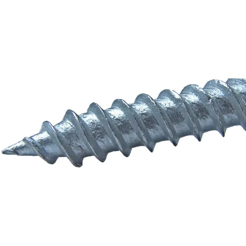 Vista 3 de 12 tornillos para techos de metal gris ABC de 1-1/2 pulgadas, cabezal de arandela hexagonal, arranque automático/roscado, arandela EPDM. 1 bolsa