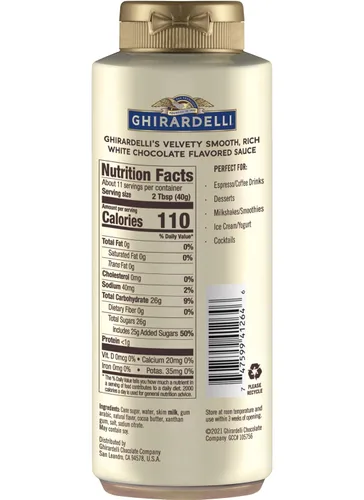 Vista 8 de Ghirardelli Botellas exprimibles - Caramelo, chocolate y chocolate blanco - Juego de 3