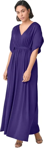 Vista 6 de Ellos Vestido largo de punto con lazo en la espalda para mujer, talla grande