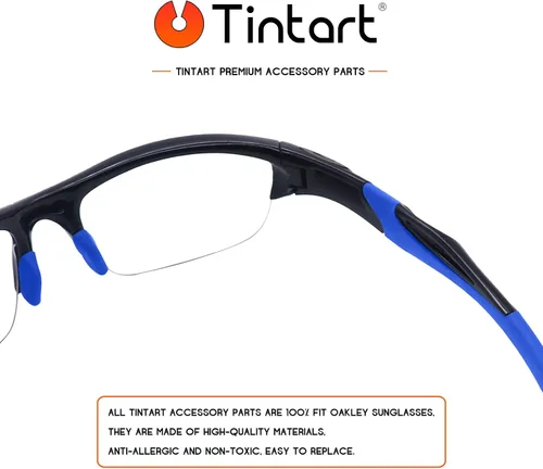 Vista 8 de tintart goma Kits earsocks y puentes para Oakley Half Jacket 2.0XL anteojos de sol