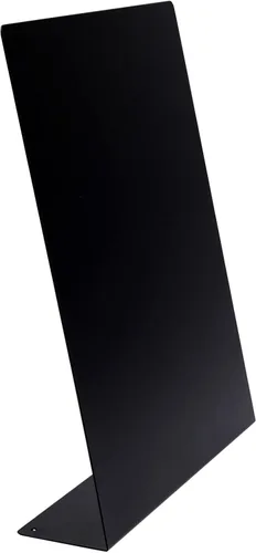 Vista 7 de Juvale Tablero magnético – Negro, 12.6 x 11 x 2.6 pulgadas – Tablero magnético de pie para escritorio y pared – Pantalla magnética para notas, fotos