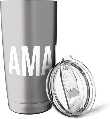 Vista 5 de Amarillo Stainless Steel Insulated Tumbler Brushed Steel