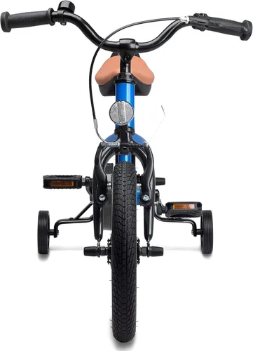Vista 4 de RASTAR BMW - Bicicleta para niños pequeños de 14 pulgadas con ruedas de entrenamiento para niños y niñas de 3 a 7 años, un valioso regalo al aire