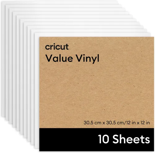 Vista 30 de Cricut® Value Vinilo Permanente, Negro (12 pulgadas x 10 pies)