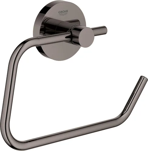 Vista 7 de GROHE 40689001 Essentials - Soporte para papel higiénico montado en la pared, color cromado Starlight