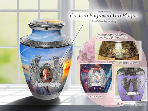 Vista 5 de Dock of The Bay - Urna de cremación para cenizas para hombres adultos – Urna personalizada para cenizas para mujeres, urnas decorativas – Hermosas