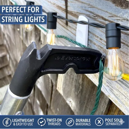 Vista 6 de EVERSPROUT Telescoping Boat Hook Floats, Scratch-Resistant, Sturdy Design Durable & Lightweight, 3-Stage Anodized Aluminum Pole Threaded End