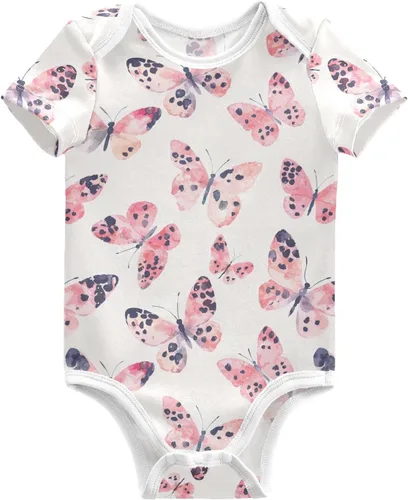 Vista 9 de vvfelixl Bodies para bebé niña negro Pug blanco manga corta algodón ropa de bebé para niñas 0-24 meses Multi1