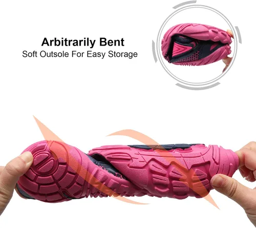 Vista 6 de L-RUN Athletic Water Hiking Shoes Beach Sports Shoes for Swim Toe Shoes Women Men