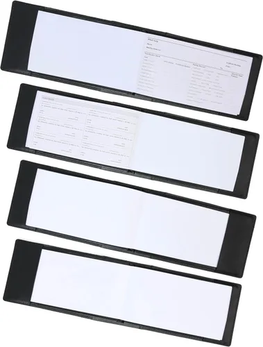 Vista 4 de Tolredo Pilot Log Book TL-SP-30 Flight Standard Logbook Top Grain Cow Leather Refillable Bleedproof Paper 96 Pages Aviation Notebook for FAA