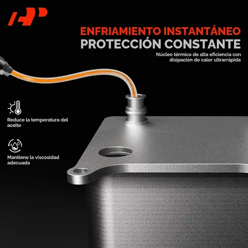 Vista 6 de A-Premium - Enfriador de aceite de motor compatible con Volkswagen