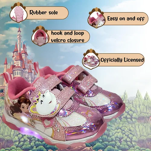 Vista 5 de Disney Princess Belle - Zapatillas de deporte para niñas