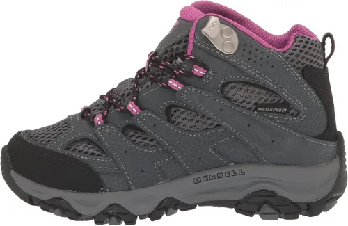 Vista 4 de Merrell Zapato de senderismo unisex Moab 3 Mid impermeable para niños