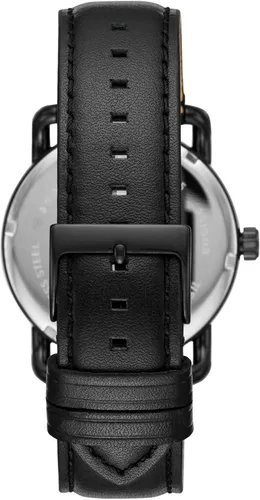 Vista 3 de Fossil Copeland - Reloj de cuarzo de acero inoxidable con correa de piel para hombre.