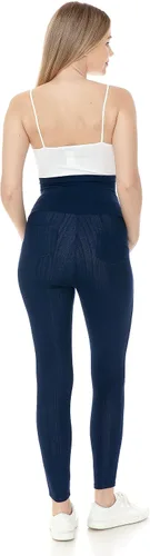 Vista 8 de Leggings Depot Jeans de maternidad para mujer con bolsillos, cómodos, elásticos, pantalones de mezclilla para embarazo