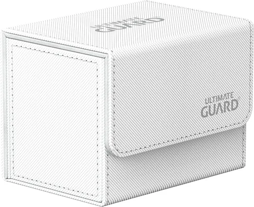 Vista 26 de Ultimate Guard Sidewinder 100+, caja de cubierta para 100 tarjetas TCG de doble manga, gris, cierre magnético y forro interior de microfibra para un