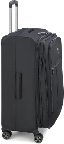 Vista 33 de DELSEY PARIS Helium DLX Softside - Maleta expandible con ruedas giratorias, azul marino, a cuadros, mediano de 25 pulgadas