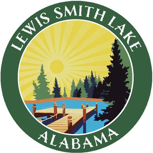 Vista 6 de Lake Dock – Lewis Smith Lake – Alabama 3.5" Ventana Coche Camión Pegatina Adhesivo Vacaciones Aventura Tema Novedad Apliques