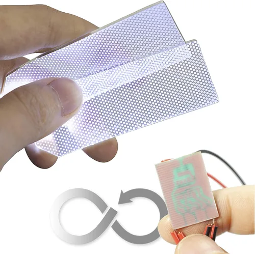 Vista 18 de Luces LED [Con detección de voz] para decoración de casco flexible, kit de bricolaje para cosplay, superhéroe RGB, para hombres, regalos - Luces Voz