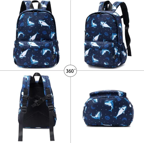Vista 2 de Abshoo - Mochila infantil para preescolar con correa en el pecho