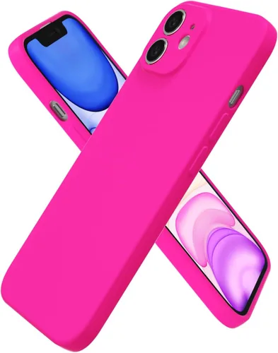Vista 266 de oakxco Funda de Silicona para iPhone 11, Funda de Teléfono Ultra Delgada y Fina para Mujeres y Niñas, Diseño Minimalista Estético Lindo y Femenino