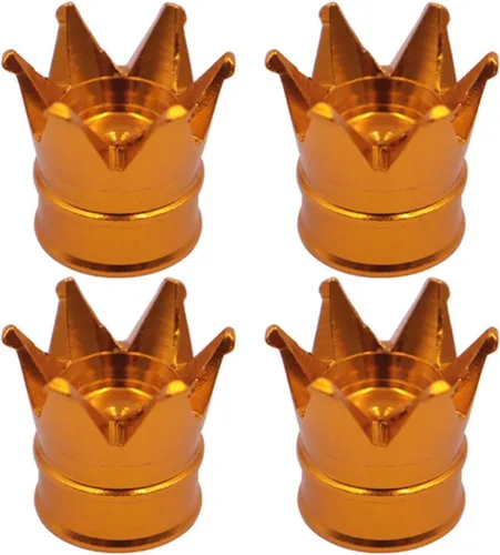 Vista 15 de Tapas de Vástago de Válvula de Neumático de Coche 4 PIEZAS Cubiertas Universales de Vástago Juego de Tapas de Válvula de Neumático de Aluminio