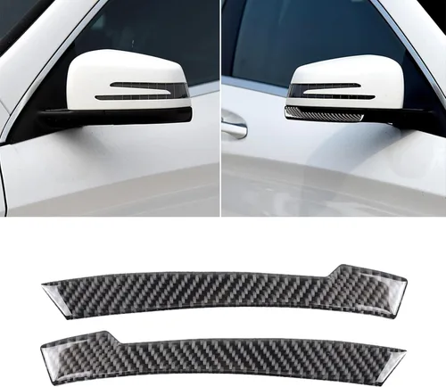 Vista 10 de para Mercedes-Benz Clase C W204 2011-2013 Real Cubierta de Panel de Fibra de Carbono Suave para Aire Acondicionado, Adhesivo de Marco de Panel