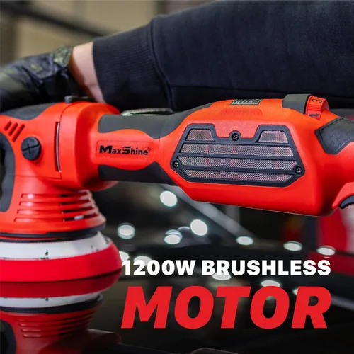 Vista 6 de Maxshine MB15 Pro Pulidora Sin Escobillas DA Lanzamiento de 15mm, Placa de 5”, Motor de 1200W, 6 Velocidades, Rosca de 5/16”-24 Herramienta