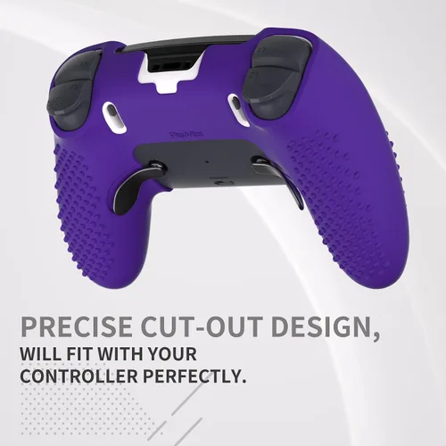 Vista 85 de PlayVital 3D Studded Edition Anti-Slip Silicone Cover Case for ps5 Edge Controller, Soft Rubber Protector Skin for ps5 Edge Wireless Controller with