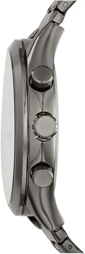 Vista 2 de Fenmore - Reloj multifunción de acero inoxidable ahumado de tamaño mediano Humo