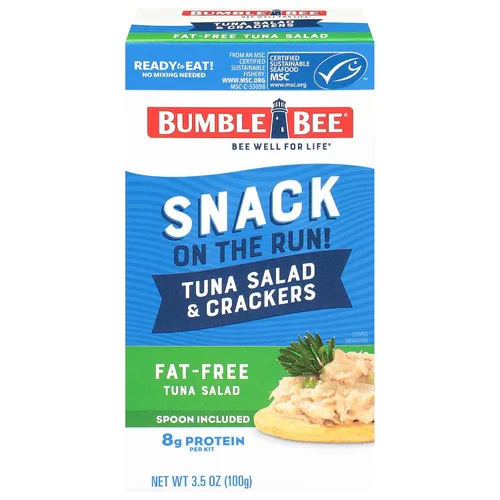Vista 20 de Ensalada de atún Bumble Bee con galletas saladas - Sin grasa - 3.5 oz (Paquete de 3)