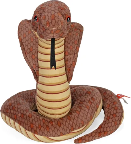 Vista 2 de Wild Republic Peluche Cobra, animal de peluche, regalos para niños, Cuddlekins de 12 pulgadas