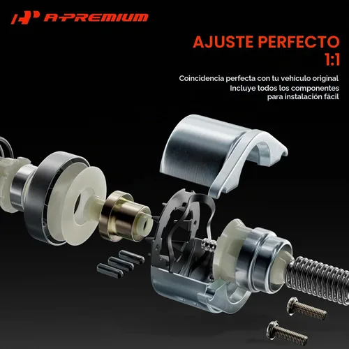 Vista 7 de Válvula de control de aire en ralentí de inyección de combustible A-Premium Compatible con Nissan D21 1990-1994, Pickup 1995-1997 2.4L, Reemplazo#