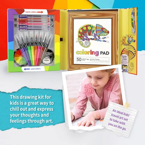 Vista 3 de SpiceBox Kits de actividades infantiles para colorear creativos para niños