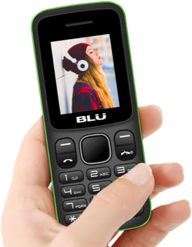 Vista 3 de BLU Z4 Z190 desbloqueado GSM característica teléfono w/incorporada linterna - verde