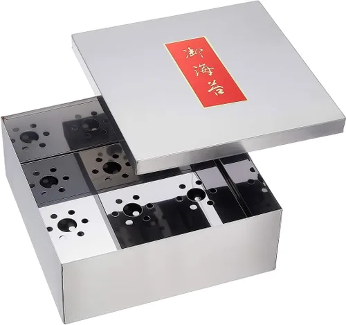 Vista 10 de TIKUSAN Contenedor de algas japonesas Sushi Nori Can Hecho en Japón Acero Inoxidable (Pequeño)