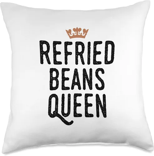 Vista 5 de Refried Beans Queen Almohada gráfica, 16 x 16 pulgadas, multicolor