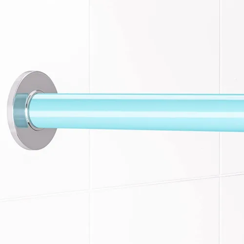 Vista 9 de TidyFriend - Funda para barra de ducha, paquete de 2 barras de cortina de ducha de 58 pulgadas, protector y fácil de instalar (negro)