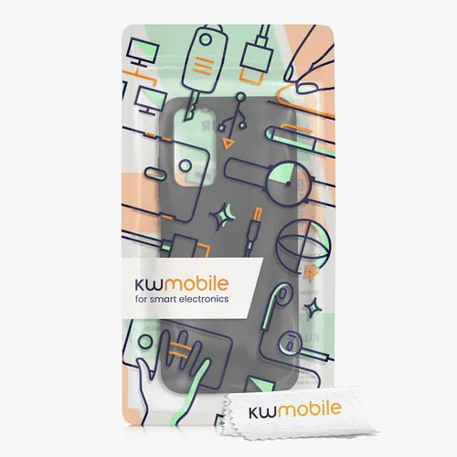 Vista 7 de kwmobile Funda compatible con Xiaomi Redmi Note 11 / Note 11S - Funda protectora de silicona TPU suave y delgada - Negro mate