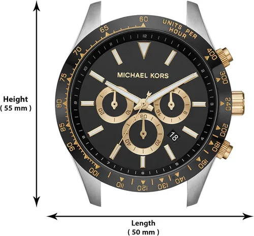 Vista 6 de Michael Kors Layton - Reloj de acero inoxidable