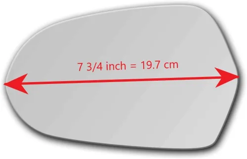Vista 4 de Espejo calefactable con placa trasera para Audi S6 A6 A6 QUATTRO 2012-2018 Vista lateral izquierda izquierda izquierda