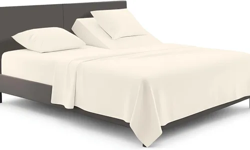 Vista 17 de SGI bedding Juego de sábanas de microfibra ajustable de 28 pulgadas con parte superior flexible de cabeza dividida, ultra suave, refrescante