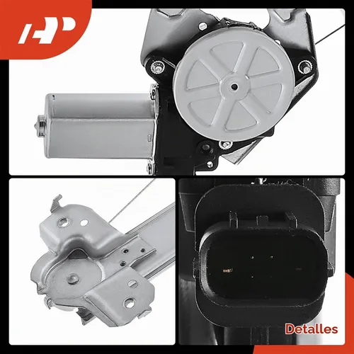 Vista 8 de A-Premium Elevalunas eléctrico delantero del lado del conductor con motor