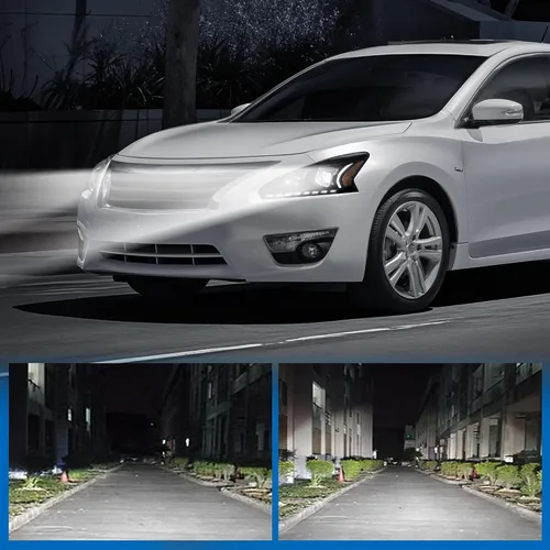 Vista 7 de Conjunto de faros delanteros con proyector 500% más brillante para 2013-2015 13-15 Altima con DRL LED, luz de giro secuencial 2013 2014 2015 13 14