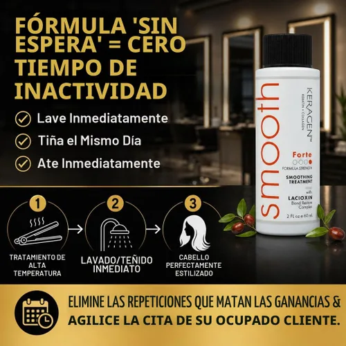 Vista 4 de keragen, Suavizar Tratamiento de pelo, 2 onza