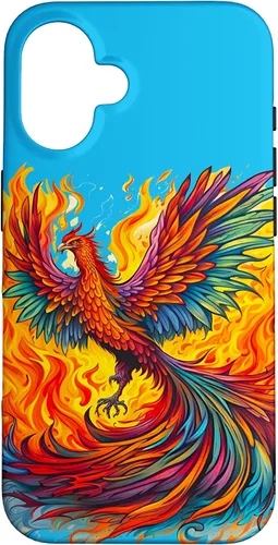 Vista 31 de Fantasy Cute Rising Phoenix Flames Case for iPhone 15