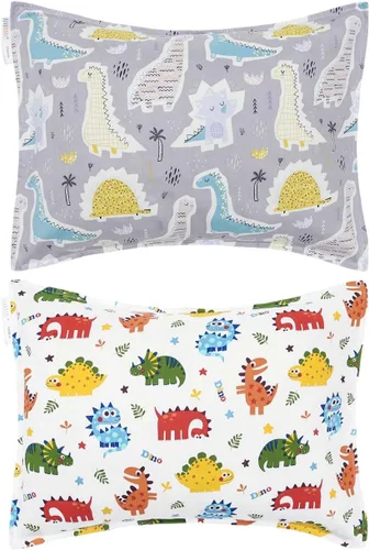 Vista 10 de ALVA BABY - Fundas de almohada de algodón para niños pequeños de 13 x 18 pulgadas o 12 x 16 pulgadas